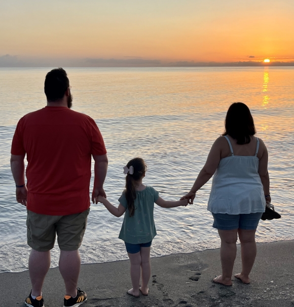 Hostiuck Family Ocean Sunset